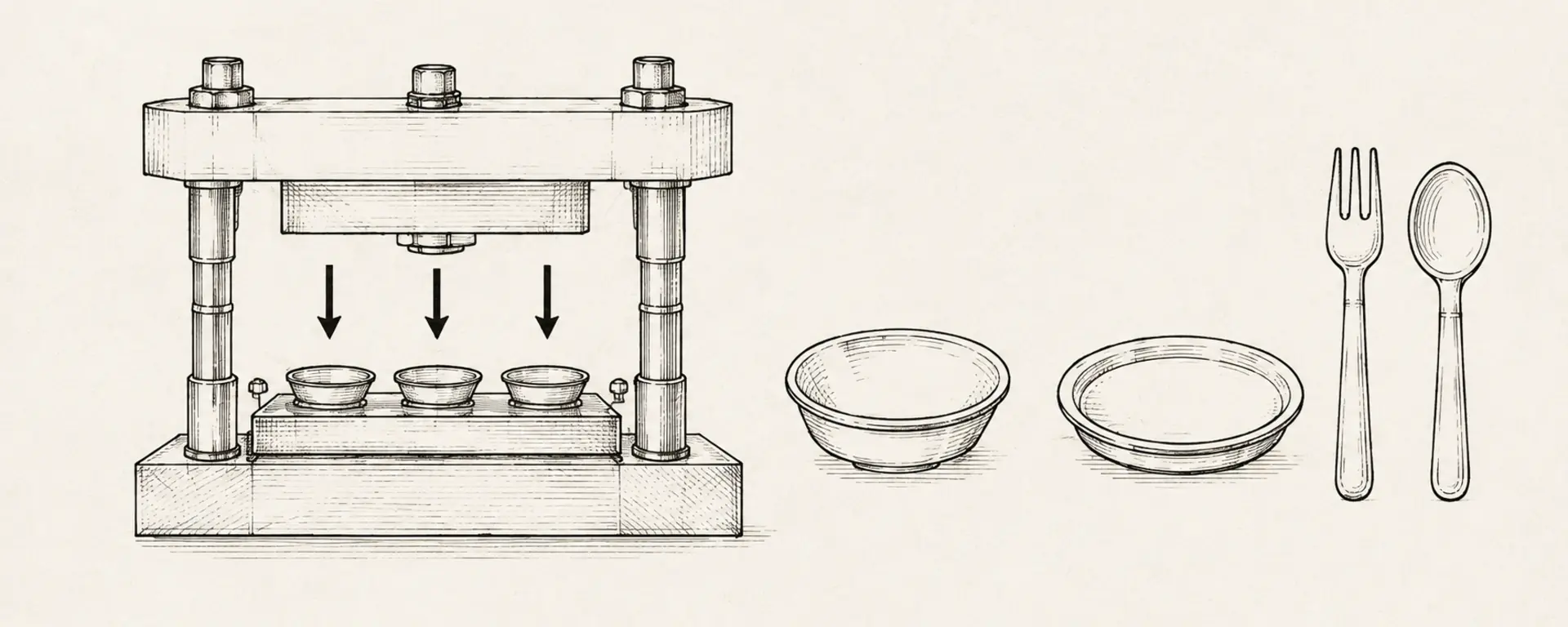 Hot-press forming process