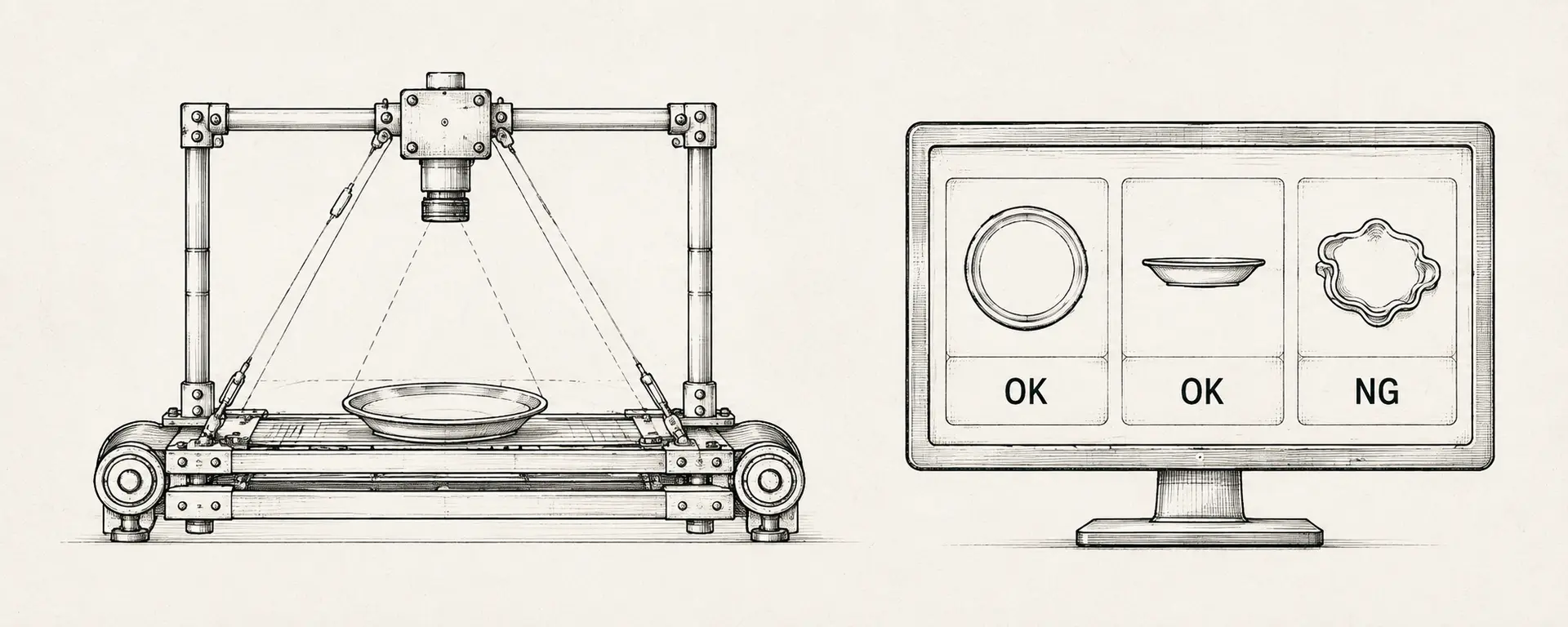 AI vision quality inspection process