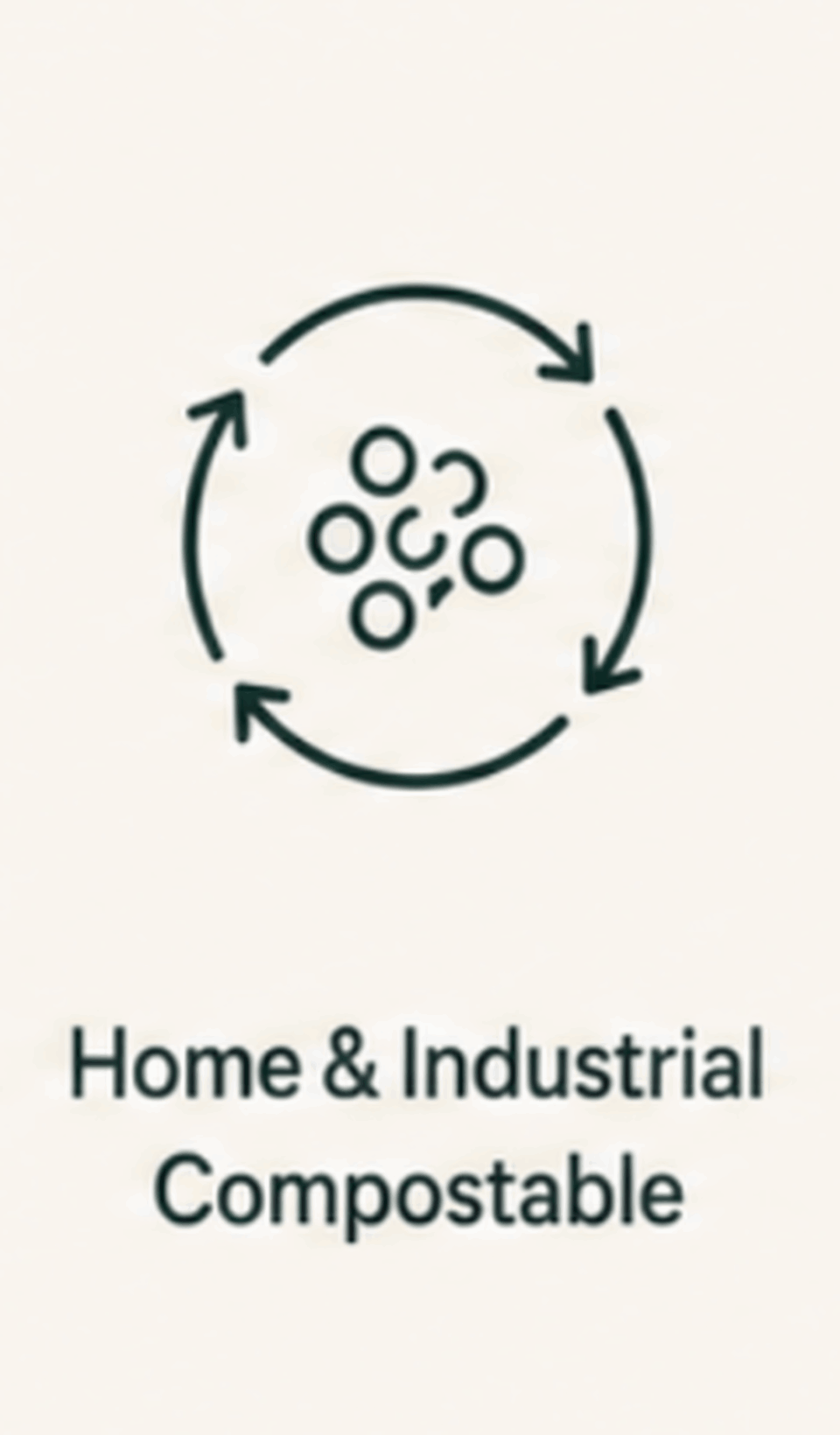 Home and industrial compostable product feature